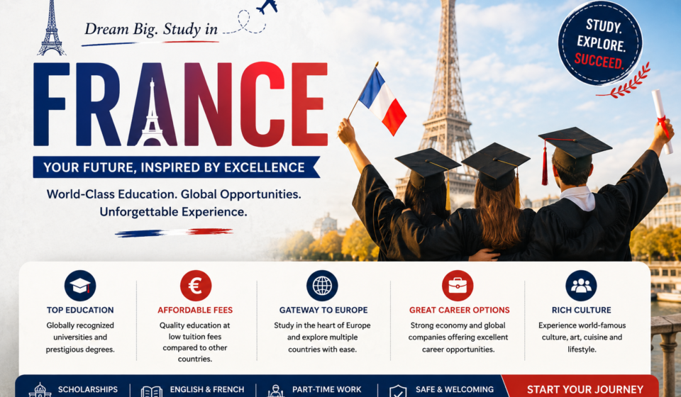 Study in France guide for international students in 2026