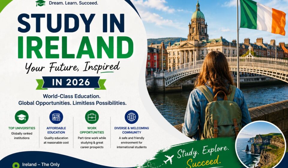 Study in Ireland guide for international students in 2026